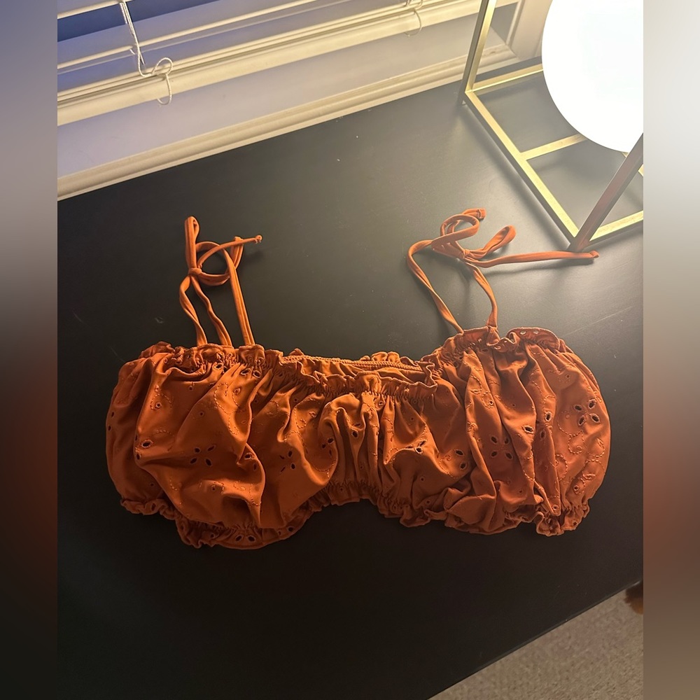 Burnt orange bikini top